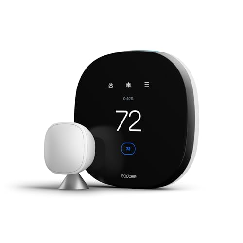 ecobee SmartThermostat with Voice Control - Wifi Compatible