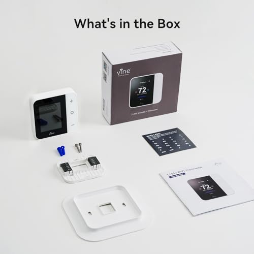 WiFi Smart Thermostat with Color Touchscreen for Home