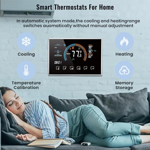 Smart Thermostat for Home WiFi with Voice Control