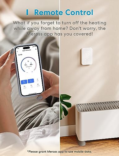 Smart Thermostat for Electric Heat - Works with Apple Home, Alexa & Google Home