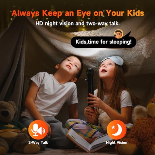 Hawkray 360° Dual Lens Smart Security Camera 2K