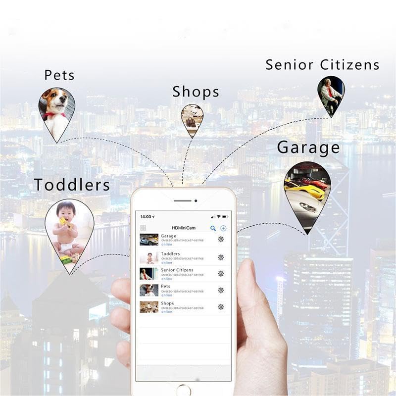 Wireless WiFi Hidden Spy Camera for Home Security