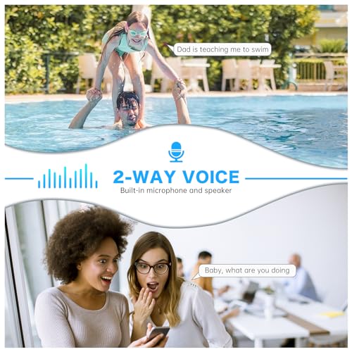 2K Light Bulb Security Camera 5G&2.4G WiFi Indoor Outdoor 360° (2 PACK)