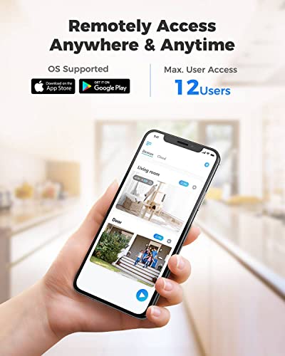 REOLINK Smart 5MP Security Camera System + 4 Cameras