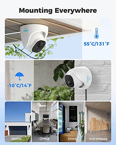REOLINK Smart 5MP Security Camera System + 4 Cameras