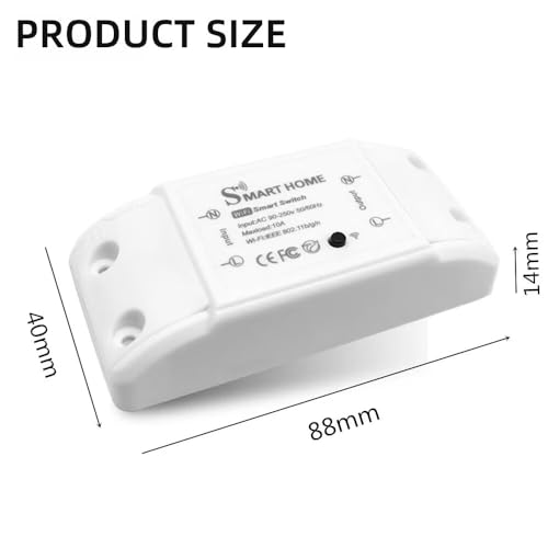 WiFi Smart Light Switches 10A DIY Module 4 Pack