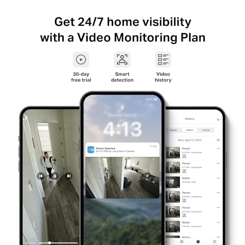myQ Smart Indoor Security Camera - 1080p HD, Night Vision, Wi-Fi