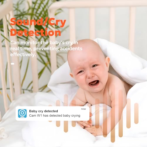 Indoor Owltron Pan/Tilt Security Camera 2K with Motion Detection