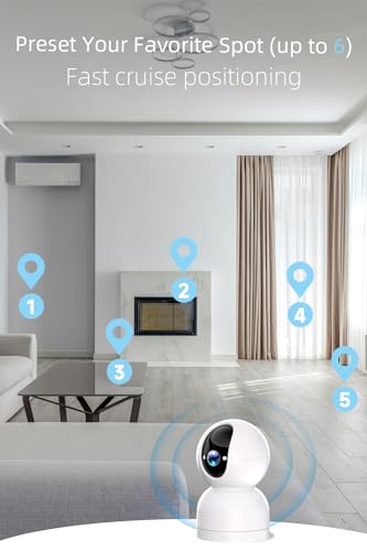 3-Pack Indoor 2K WiFi Security Cameras w/ Alexa