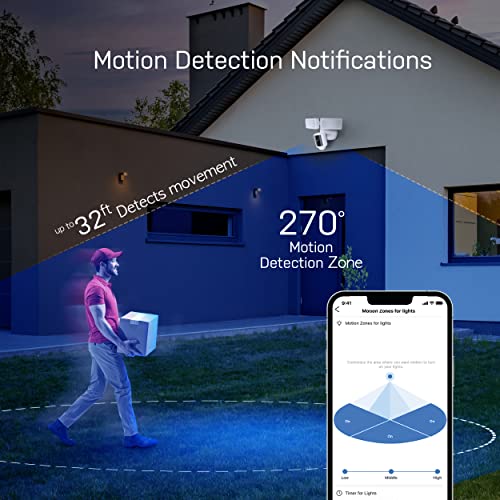 Feit Smart Outdoor Camera Floodlight with Motion Sensor
