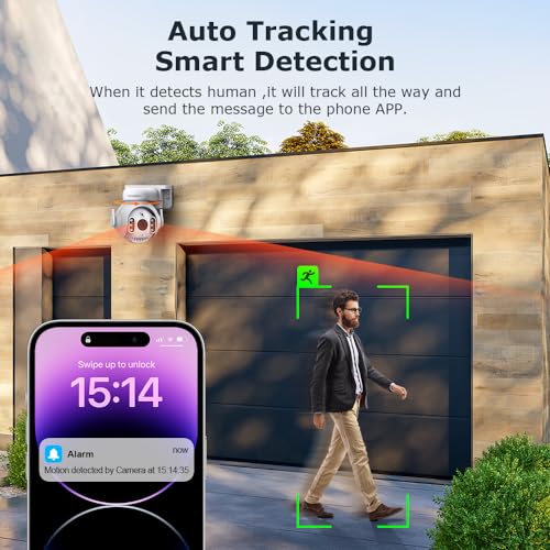 INQMEGA 5MP TUYA Smart Camera with Full Color Night Vision