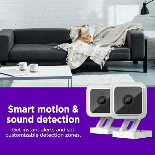 Roku 2-Pack Indoor Camera: 1080p HD Night Vision