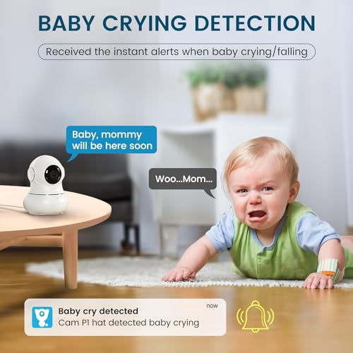 litokam 2K Indoor Security Camera with Pan/Tilt, Motion Detection