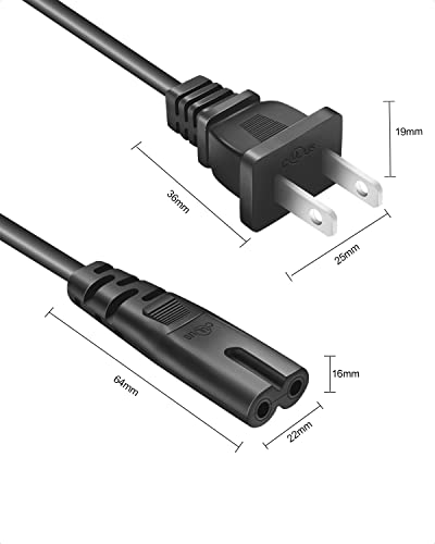 TCL Roku Smart TV 2 Prong Power Cord