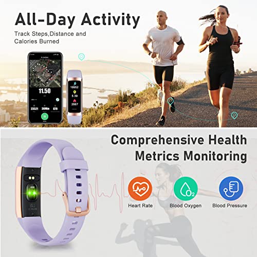Step Counter Fitness Tracker with Heart Rate Monitor