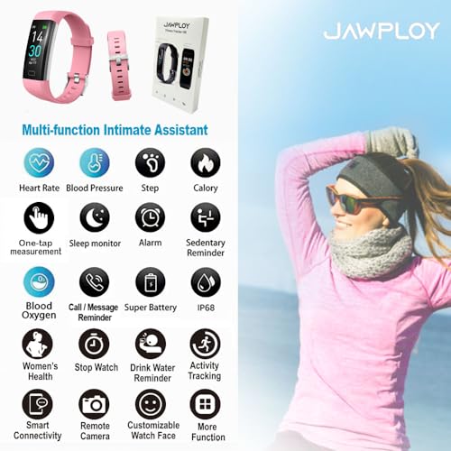 Health Tracker Smart Watch with Blood Oxygen & Heart Rate