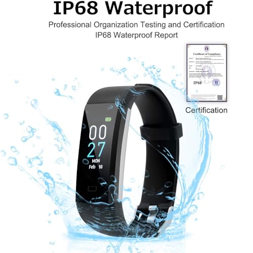 Health Tracker Smart Watch with Blood Oxygen & Heart Rate