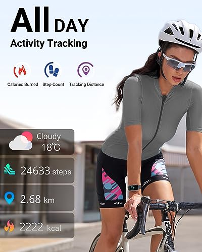Amzhero Health Fitness Tracker with 5ATM Waterproof Technology