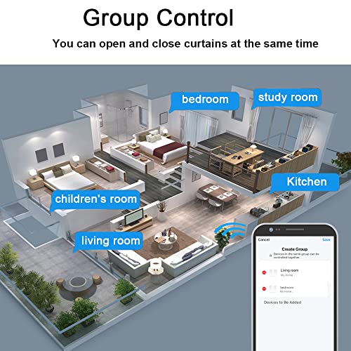 Smart Electric Curtain Opener with Remote Control - Alexa/Google