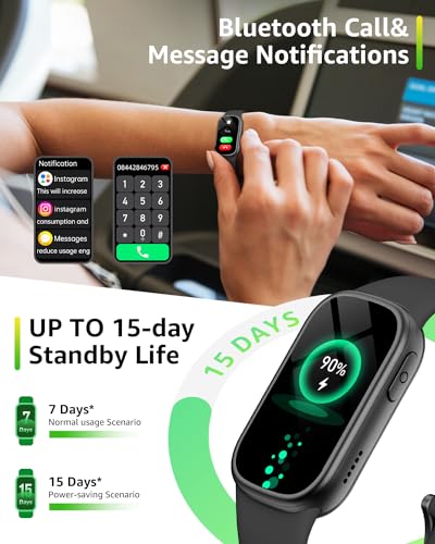 IP68 Waterproof Smartwatch with Fitness Tracker and 130+ Sport Modes