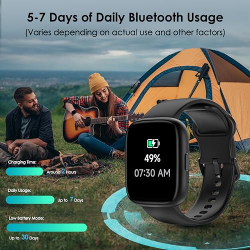 KEEPONFIT Smart Watch with Alexa: IP68 Waterproof, Fitness Tracker