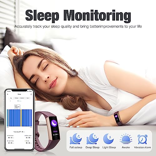 Zeacool Fitness Tracker with Health Monitor, Waterproof Activity Tracker