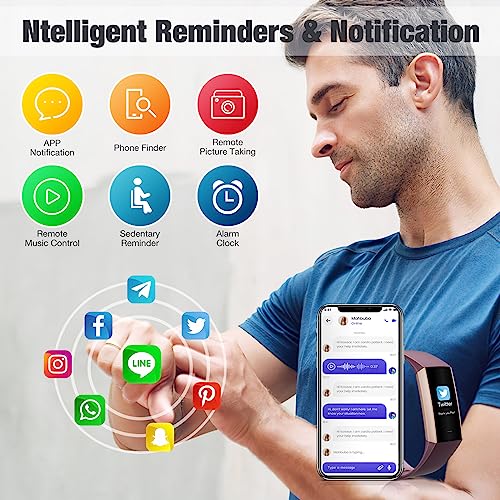 Zeacool Fitness Tracker with Health Monitor, Waterproof Activity Tracker