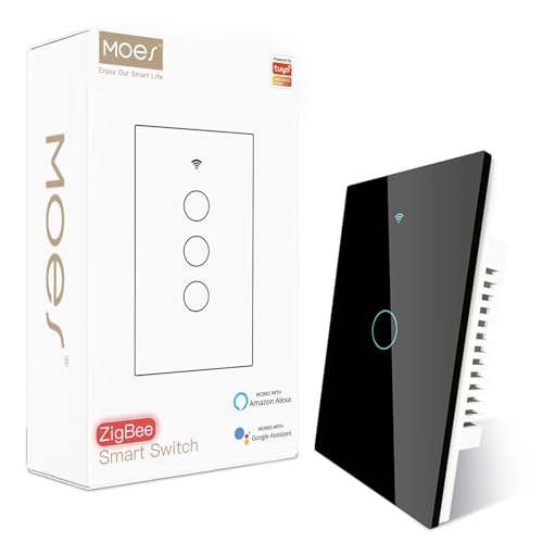 MOES Zigbee Smart Switch 1 Gang with Tuya Support