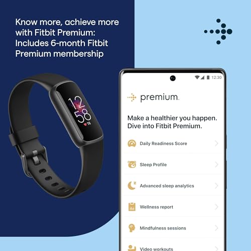 Fitbit Luxe Fitness Tracker with Stress Management, Sleep Tracking