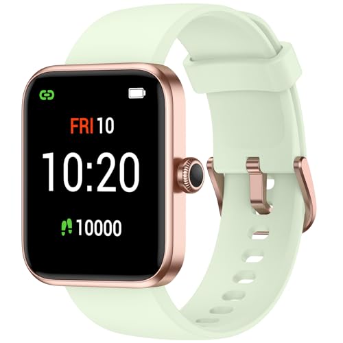 LIVIKEY Smartwatch: Heart Rate Monitor, Blood Oxygen, 5ATM Waterproof