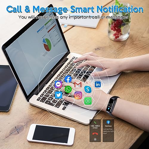 2024 Smart Fitness Tracker with Blood Pressure Sleep Monitor