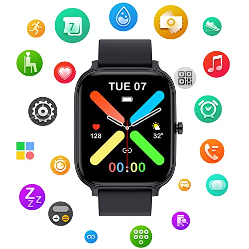 TORJALPH Smart Watch IP68 Waterproof with Full Touch Screen