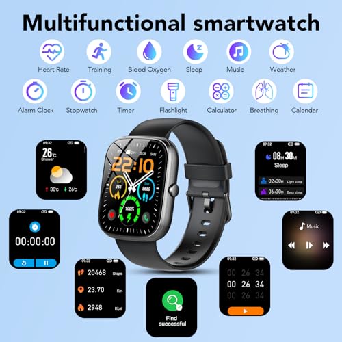 HD Touch Screen Smart Watch with 112+ Sport Modes