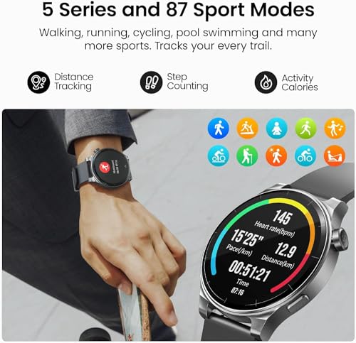 TOZO S5 Smart Watch: Answer Calls, 100+ Sport Modes