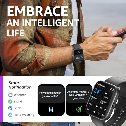 TOZO 2024 Smart Watch: Upgraded Fitness Tracker Lightning!