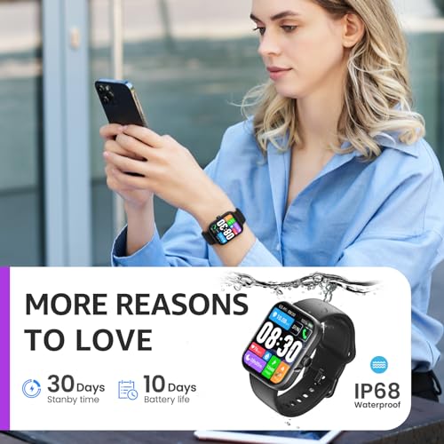 TOZO 2024 Smart Watch: Upgraded Fitness Tracker Lightning!