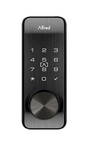 Alfred DB2S Smart RFID Deadbolt Lock - Black