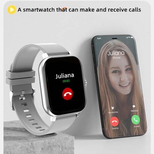 AERXHF Smart Watch 1.83" for iOS Android Pink