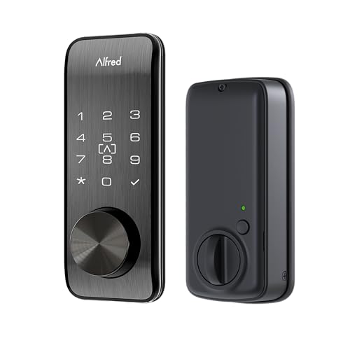 Alfred DB2S Smart RFID Deadbolt Lock - Black