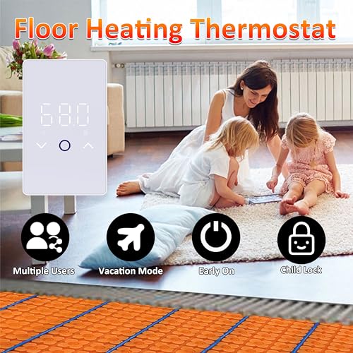 MAXKOSKO Smart WiFi Thermostat for Electric Floor Warming