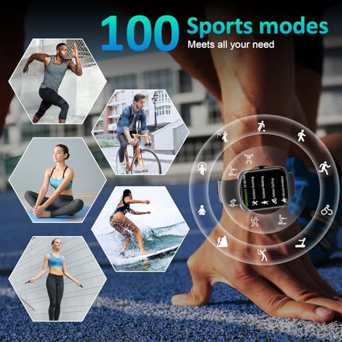 EURANS Smart Watch 42mm – Bluetooth Calling, IP68 Waterproof