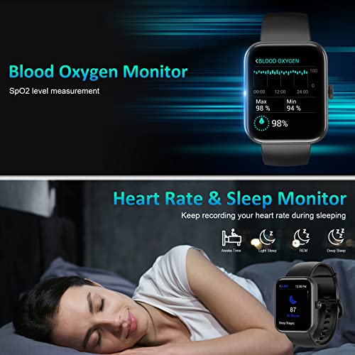 EURANS Smart Watch 42mm – Bluetooth Calling, IP68 Waterproof