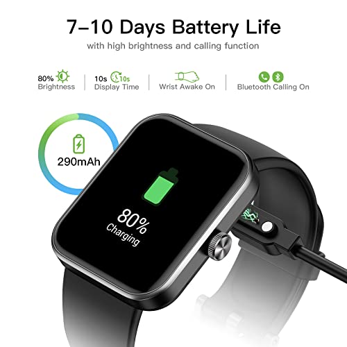 EURANS Smart Watch 42mm – Bluetooth Calling, IP68 Waterproof