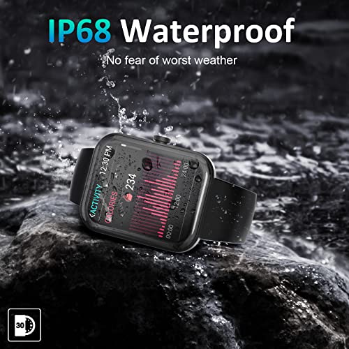 EURANS Smart Watch 42mm – Bluetooth Calling, IP68 Waterproof