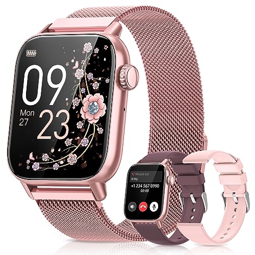 Womens Smartwatch: Fitness Tracker with Blood Pressure Monitor