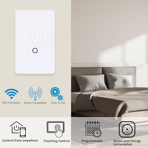 MAXKOSKO Smart WiFi Thermostat for Electric Floor Warming