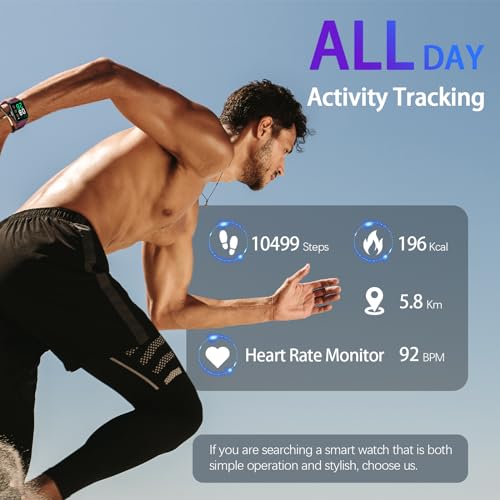 EURANS Smart Watch 41mm Full Touchscreen Fitness Tracker