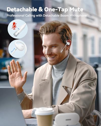 EMEET Open Ear Headphones with Mic - Bluetooth 5.3