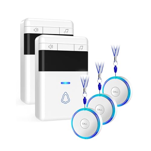 Elderly Wireless Caregiver Pager with Life Alert System