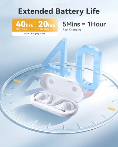 EMEET Open Ear Headphones with Mic - Bluetooth 5.3